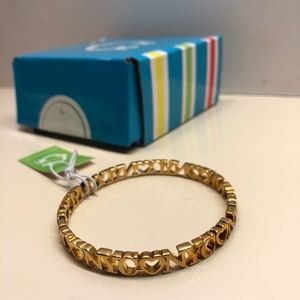 C Wonder Heart NYC Bangle Bracelet NWT
